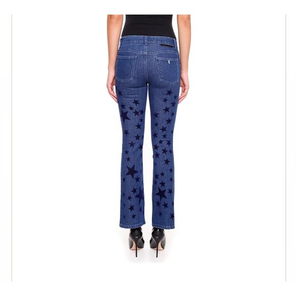 Stella McCartney Star Appliqué Jeans Blue Women’s US 28 Straight - Picture 6 of 16